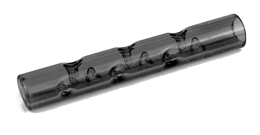 Dimpled Glass Cooling Tube (Gray)