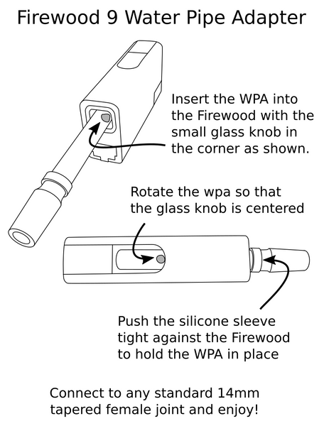Firewood 9 Water Pipe Adapter